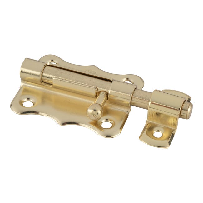 PESTILLO 60MM PUERTA DE SEGURIDAD PARA INTERIOR LATONADO AMIG - 1