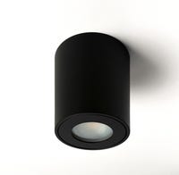 ARO DE SUPERFICIE BAJO CIRCULAR FIJO IP44 NEGRO GU10 - 1