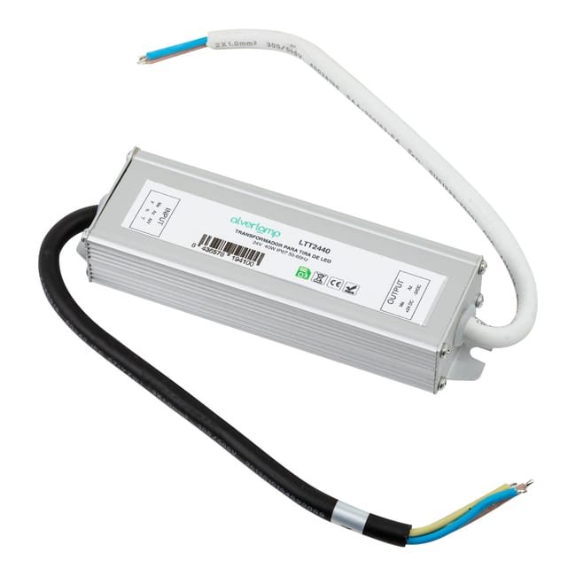 TRANSFORMADOR TIRA LED 40W 24V IP67 - 1