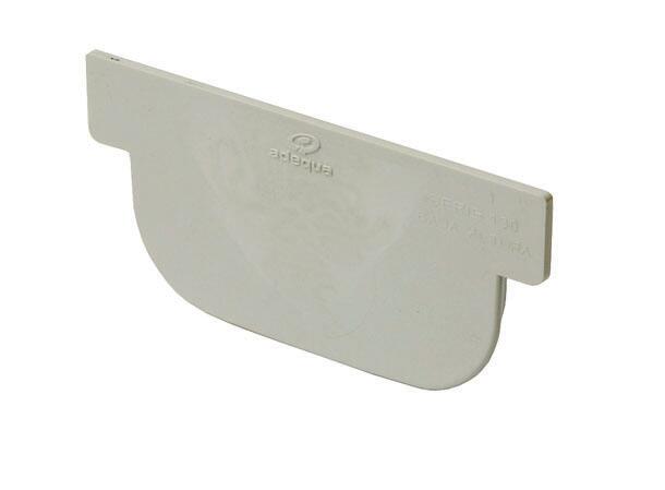 TAPA CANALETA PVC CIEGA 130X55MM