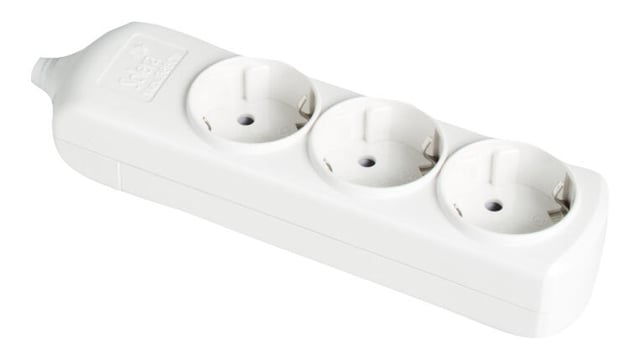 BASE MULTIPLE 3 TOMAS SIN CABLE