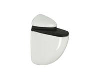 SOPORTE  REGULABLE PARA BALDA MAX 24 MM. L 40 MM BLANCO - 1