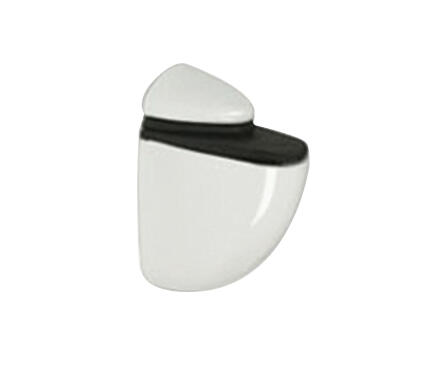 SOPORTE  REGULABLE PARA BALDA MAX 24 MM. L 40 MM BLANCO