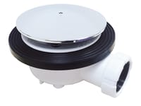 VÁLVULA PLATO DE DUCHA 115MM CON TORNILLO BLANCO TECNOAGUA - 1