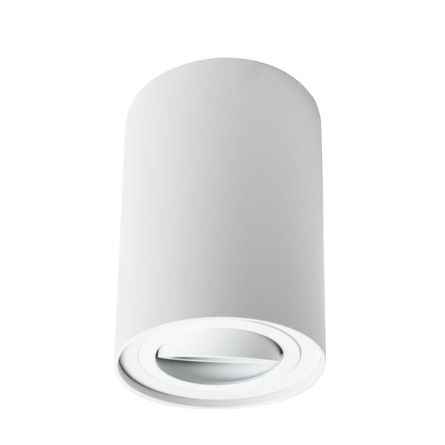 ARO DE SUPERFICIE ALTO CIRCULAR BASCULANTE BLANCO GU10