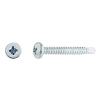 TORNILLOS ROSCA CHAPA PARA METAL CINCADOS 4,8X38MM. 500UDS - 1