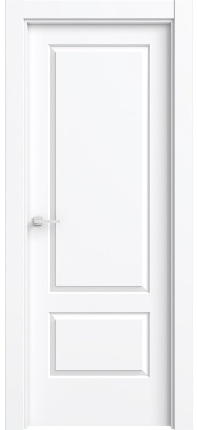 PUERTA ABATIBLE EN BLOCK LACADA BLANCA 72,5CM CIEGA IZQUIERDA