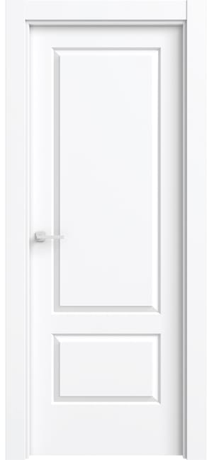 PUERTA ABATIBLE EN BLOCK LACADA BLANCA 72,5CM CIEGA IZQUIERDA - 1