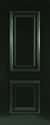 PANEL PUERTA ACORAZADA CARA EXTERIOR ALUMINIO VERDE 2 CUADROS - 1