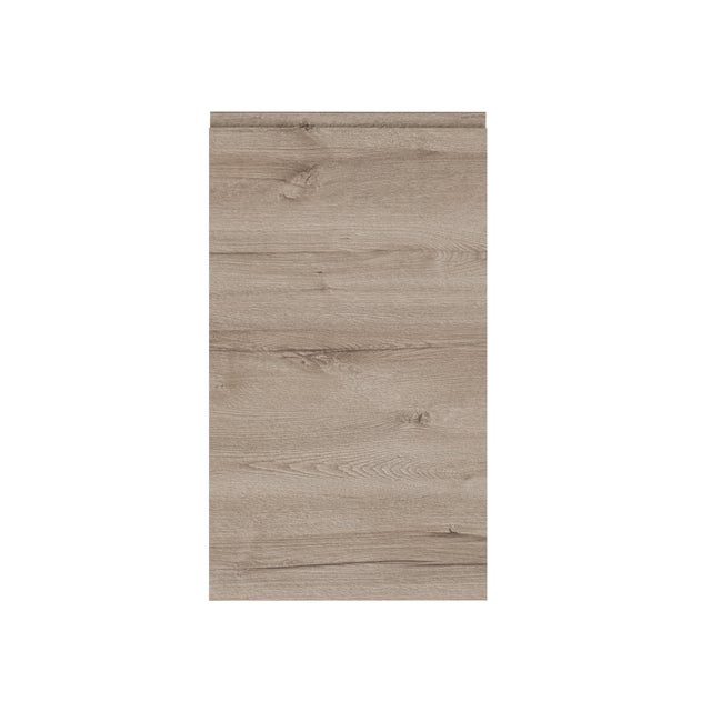 PUERTA PARA MUEBLE DE COCINA LUGO MADERA ROBLE CLARO AGLOMERADO IZQUIERDA 140X40CM