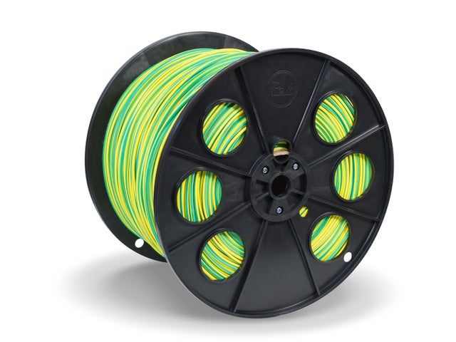 HILO FLEXIBLE LIBRE HALÓGENOS H07Z1-K 10mm2  VERDE/AMARILLO METRO LINEAL