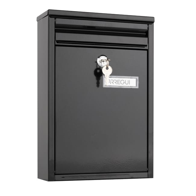 BUZÓN DE CORREO DE EXTERIOR ZAGUAN NEGRO ARREGUI - 1
