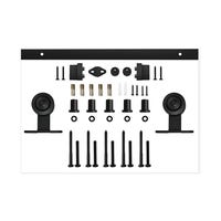 RAIL + EMBELLECEDOR ACERO PUERTA MADERA - 1