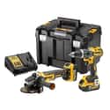 PACK TALADRO PERCUTOR BATERÍA DEWALT DCD796 18V BRUSHLESS 5AH + AMOLADORA BATERÍA DEWALT DCG405 18V BRUSHLESS 125MM - 1