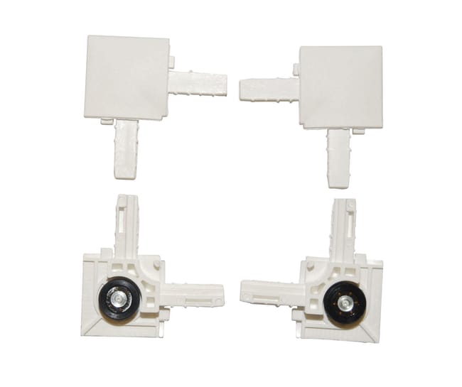 KIT JUEGO DE HERRAJES PARA MOSQUITERA CORREDERA DE VENTANAS Y BALCONERAS - 1