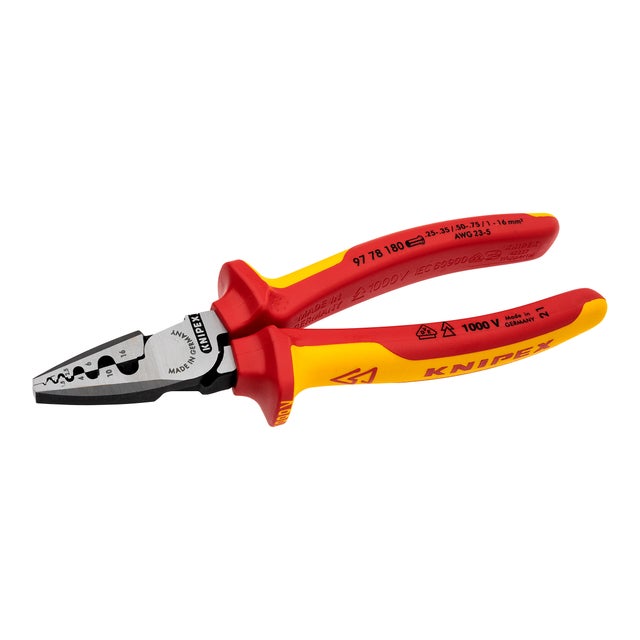 ALICATE AISLADO ENTALLAR 180MM KNIPEX