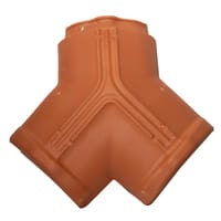 CABALLETE 3 AGUAS PARA TEJA MIXTA CLASICO ROJO - 1