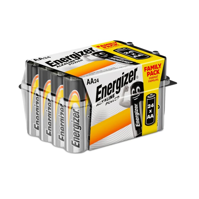 24 PILAS ALCALINAS ENERGIZER CLÁSICA AA  - 1