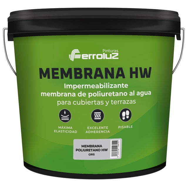 IMPERMEABILIZANTE MEMBRANA POLIURETANO HIBRIDA 14L ROJO