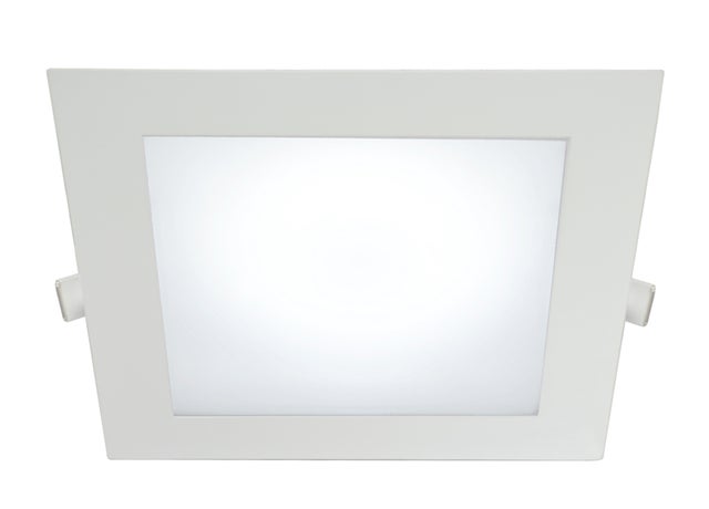 DOWNLIGHT LED EMPOTRAR CUADRADO BLANCO 12W LUZ NEUTRA