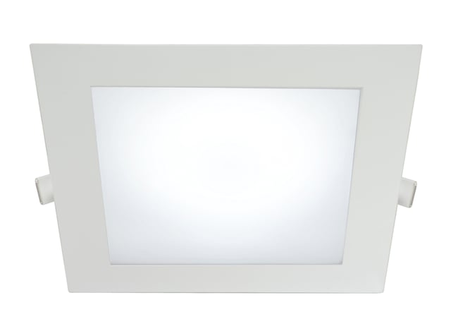DOWNLIGHT LED EMPOTRAR CUADRADO BLANCO 12W LUZ NEUTRA
