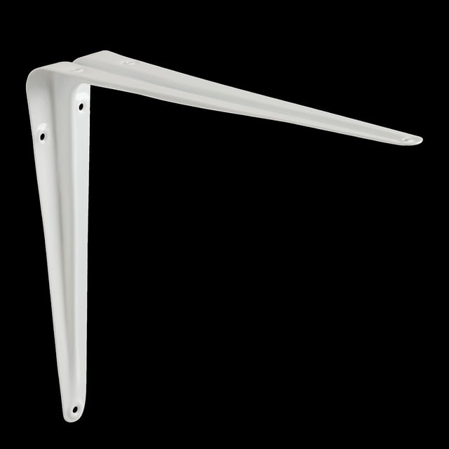 ESCUADRA PALOMILLA CON NERVIO BLANCA 200 X 250  MM