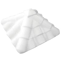 TEJADILLO HORMIGÓN BLANCO 35X35 CM - 1