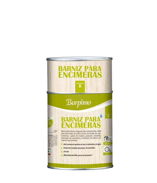 BARNIZ ACRILICO BICOMPONENTE ENCIMERA 825ML