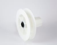 POLEA DE PVC COMPACTO 120 CON RODAMIENTO PARA EJE 40 MM Y CINTA 20MM - 1