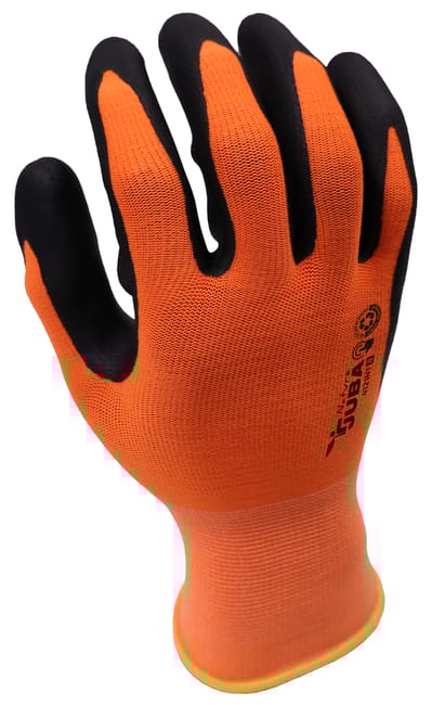 GUANTES DE POLYESTER SPANDEX NITRILO FOAM JUBA H4121NT T8 - 1