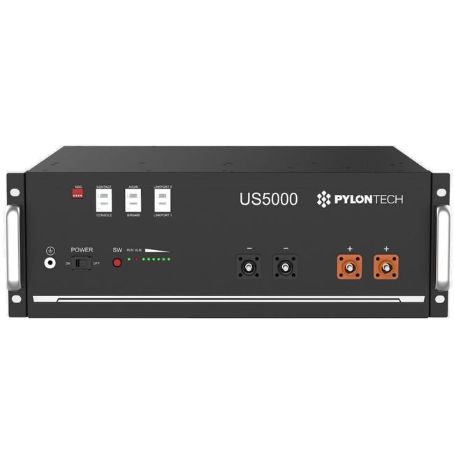 BATERÍA LITIO 4.8KWH PYLONTECH US5000 48V - 1