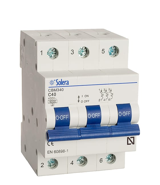 AUTOMÁTICO MAGNETOTÉRMICO 3P 40A SOLERA - 1
