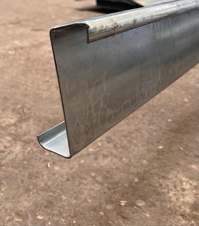 PERFIL EN Z ACERO GALVANIZADO 150X2MM 6M
