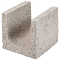 ZUNCHO DE HORMIGÓN GRIS 20X20X20 CM - 1