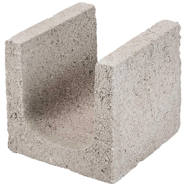 ZUNCHO DE HORMIGÓN GRIS 20X20X20 CM