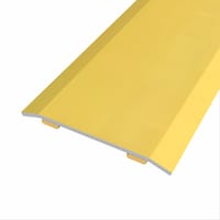 PERFIL DE TRANSICION ADHESIVO ACERO LATON 83CM - 1