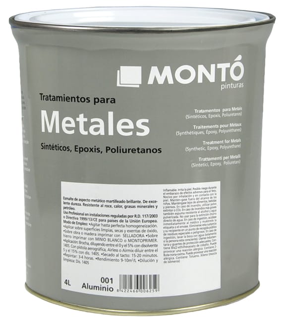 BASE ESMALTE SINTÉTICO BRILLANTE ANTIOXIDANTE 750ML TONOS INTENSOS - 1