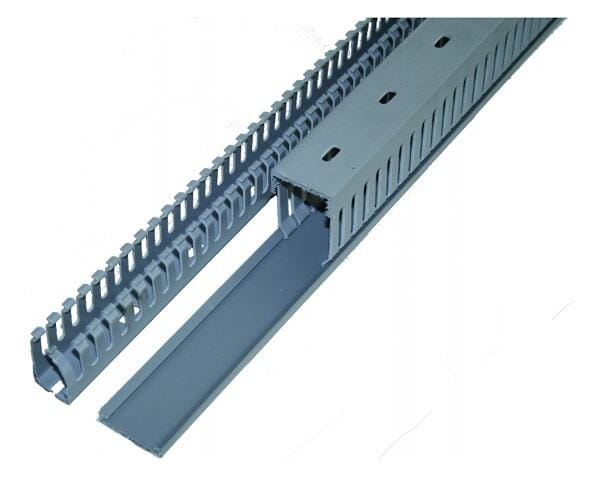 CANALETA RANURADA GRIS 40X60MM 2M - 1