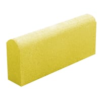 BORDILLO DE HORMIGÓN REDONDO CREMA 50X20X8CM - 1