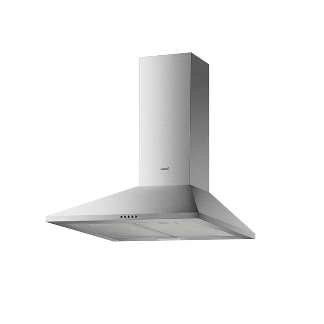 CAMPANA COCINA DECORATIVA PIRAMIDAL 90 CM ACABADO INOX CATA V-9000 X  - 1