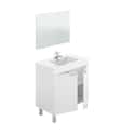 MUEBLE DE BAÑO CON ESPEJO LC1 BLANCO 81X46CM - 4