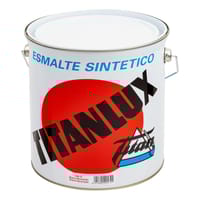 ESMALTE SINTÉTICO  BRILLANTE TITANLUX 4L BLANCO - 1