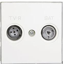 TAPA TOMA TV-RADIO-SAT SERIE SKY BLANCO - 1