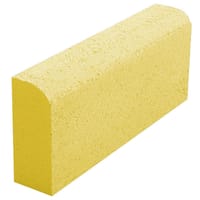 BORDILLO DE HORMIGÓN SEMICURVO CREMA50X20X8CM - 1