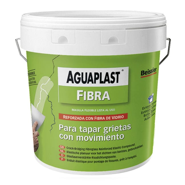 MASILLA REPARA-GRIETAS  AGUAPLAST  FIBRA 4KG - 1