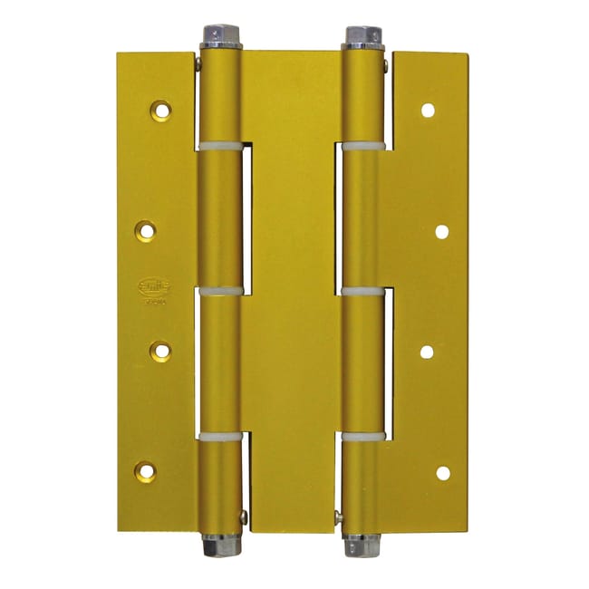 BISAGRA PARA PUERTA VAIVÉN DOBLE 180X133,5MM ORO - 1