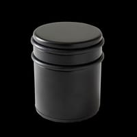 TOPE PARA PUERTAS DE ACERO RETENEDOR PINTADO NEGRO - 1