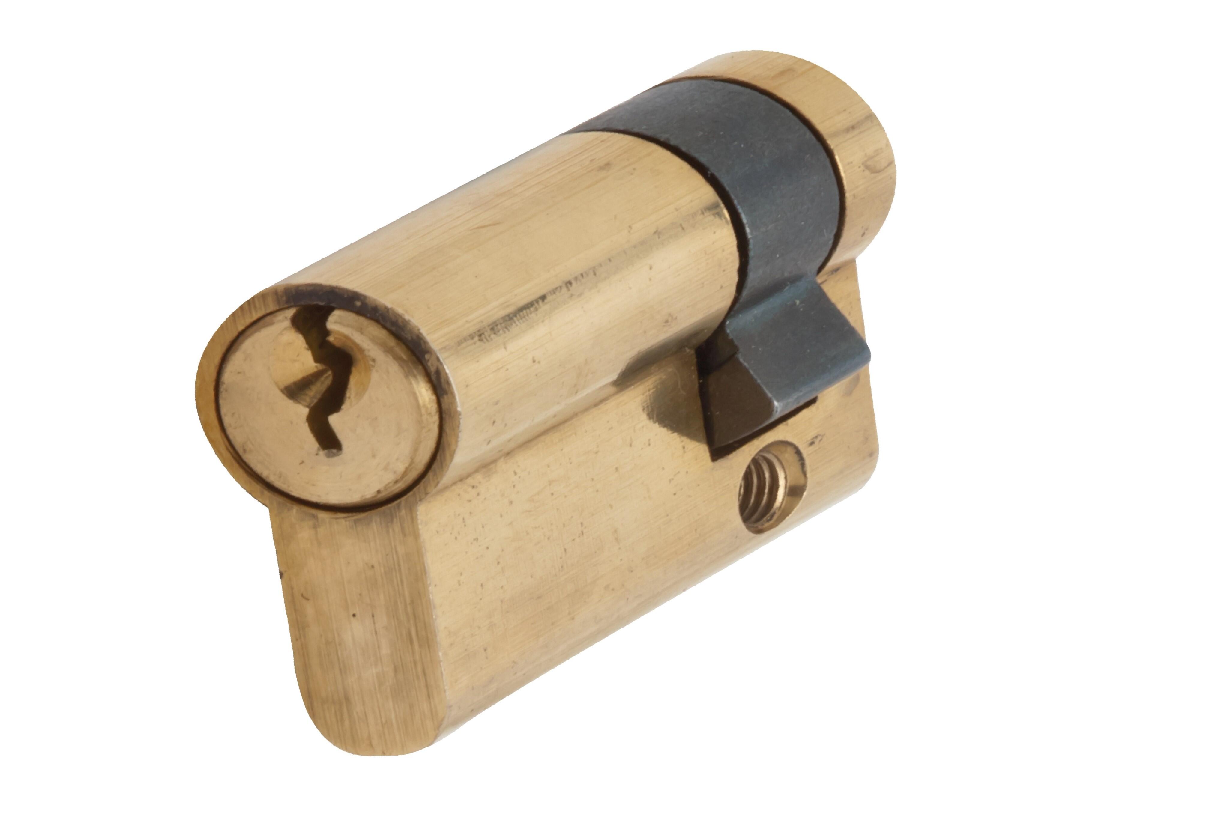 CILINDRO BOMBIN 30 X 10  MM. SERRETA LEVA 15  MM. LATON  FAC - 4