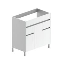 MUEBLE DE BAÑO LONDRES BLANCO 80X45CM 3 PUERTAS Y 2 CAJONES - 2