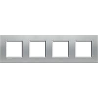 MARCO CUADRUPLE SERIE LIVING ALUMINIO - 1